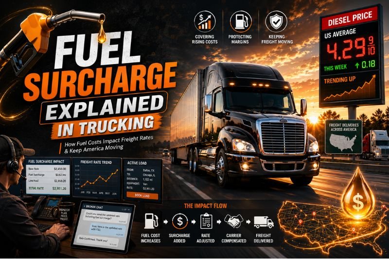 Fuel Surcharge Explained in Trucking