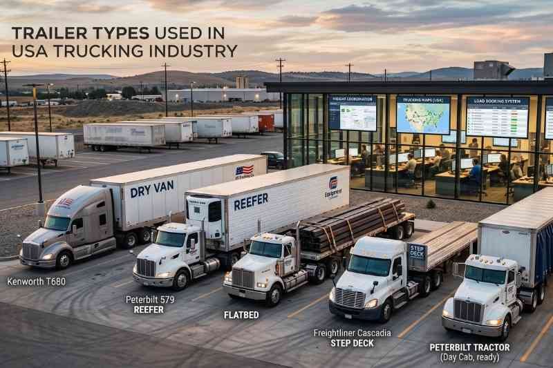 Trailer Types Used in USA Trucking Industry