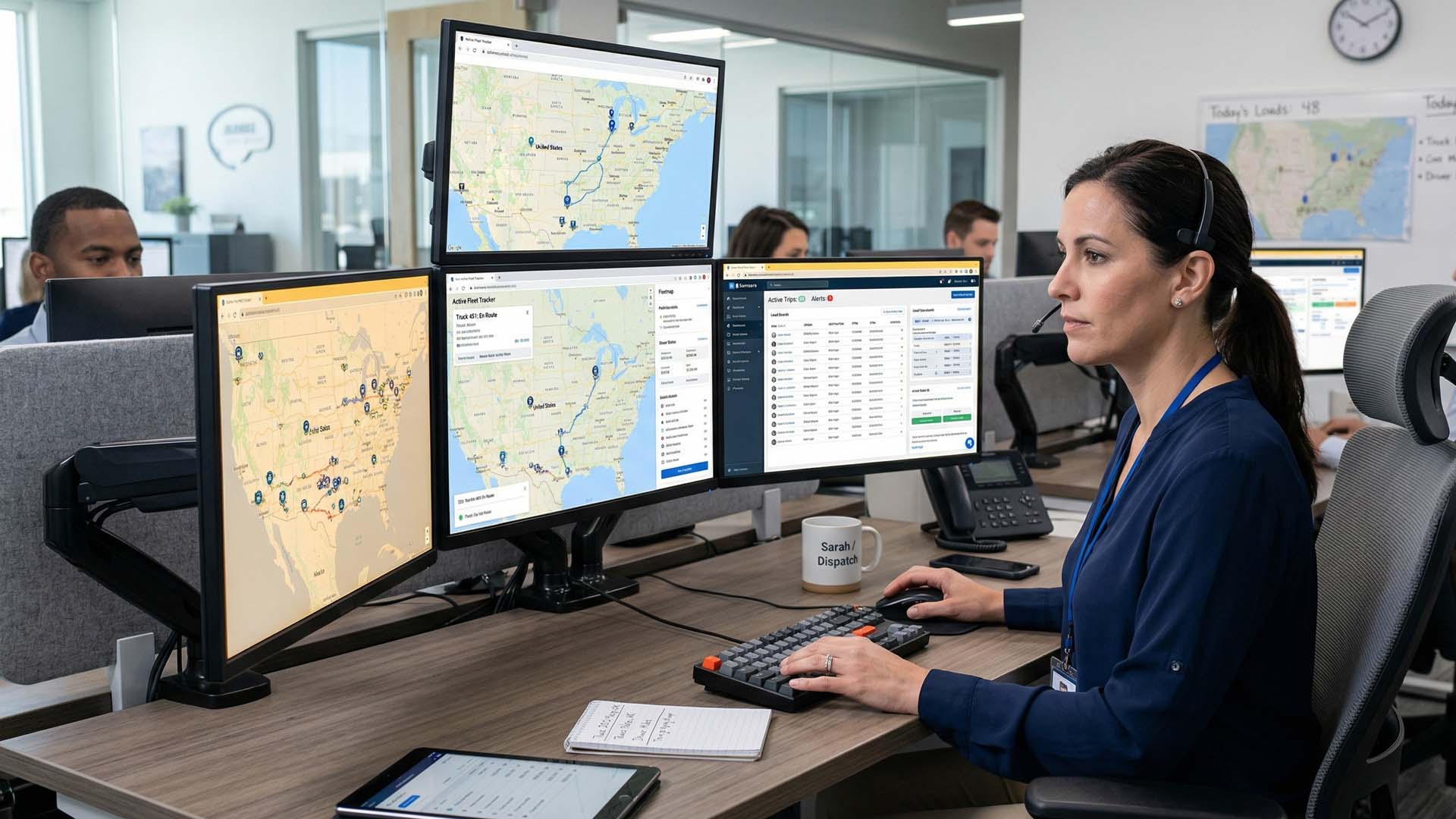 What a truck dispatcher does in daily freight operations