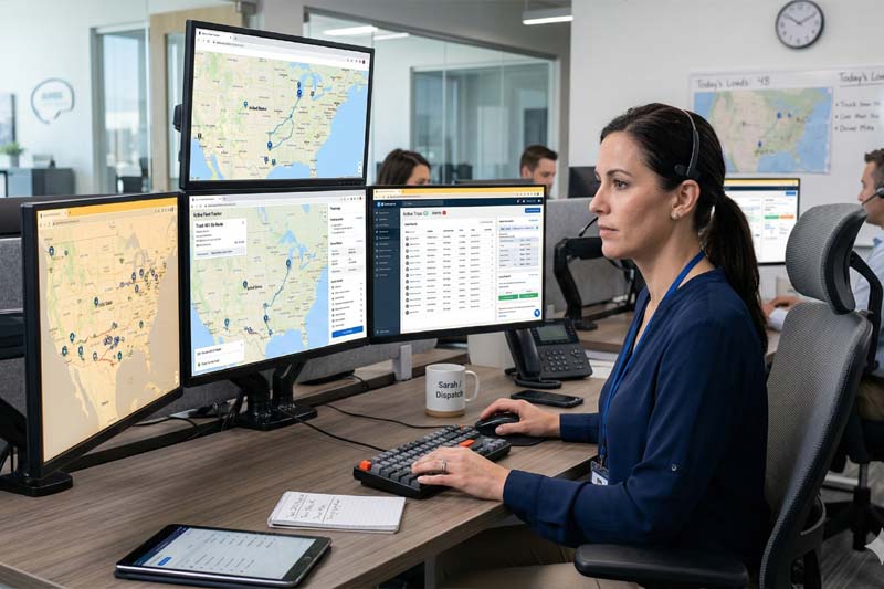 What does a Truck Dispatcher do