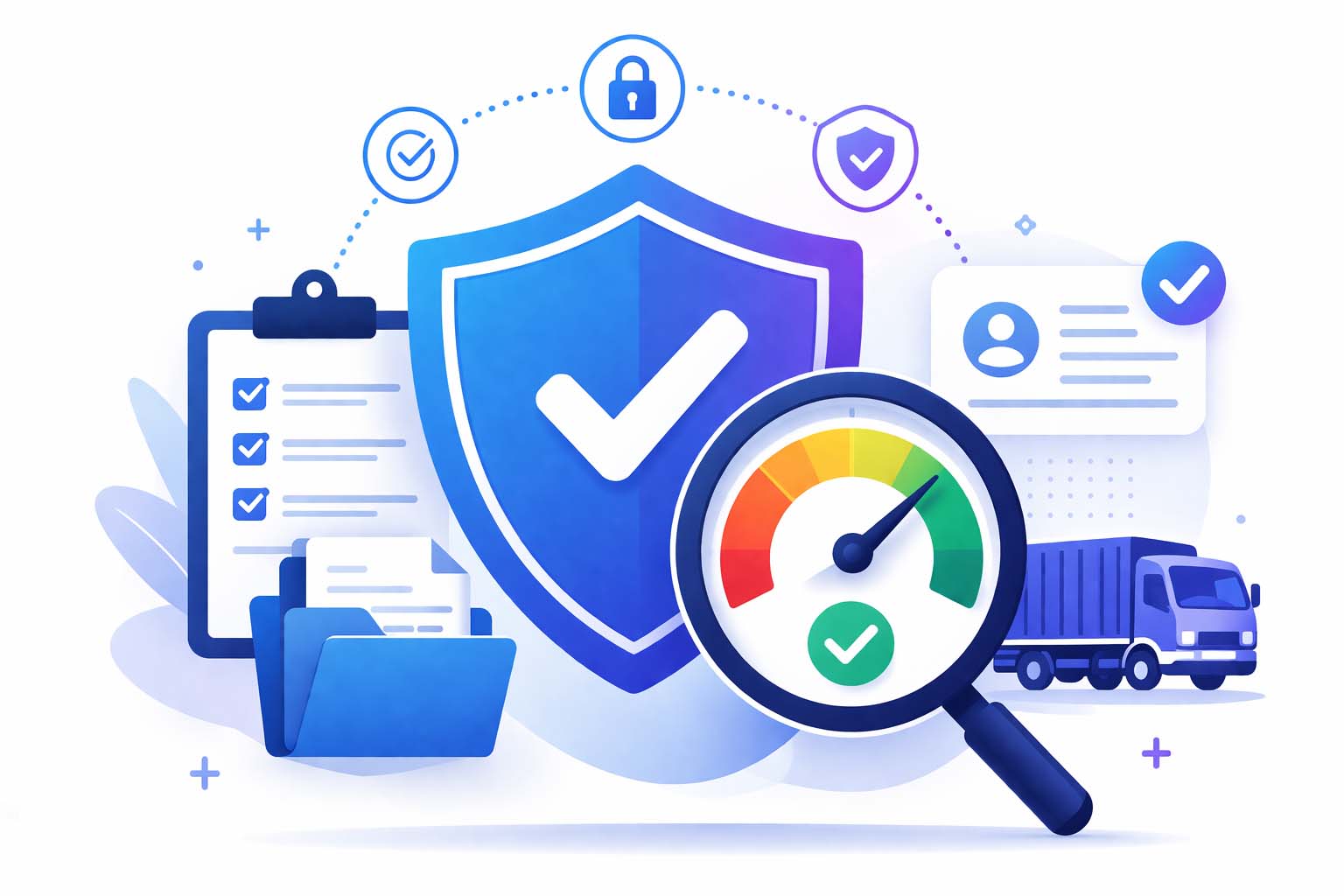 Broker credit checks and risk verification